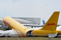 Cargo jet splits in half in runway drama