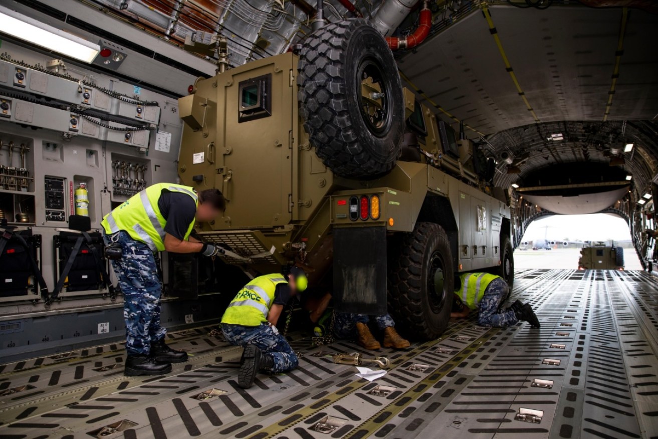 Some 15 Bushmasters, a four-wheel-drive armoured vehicle, will be built in regional Victoria.
