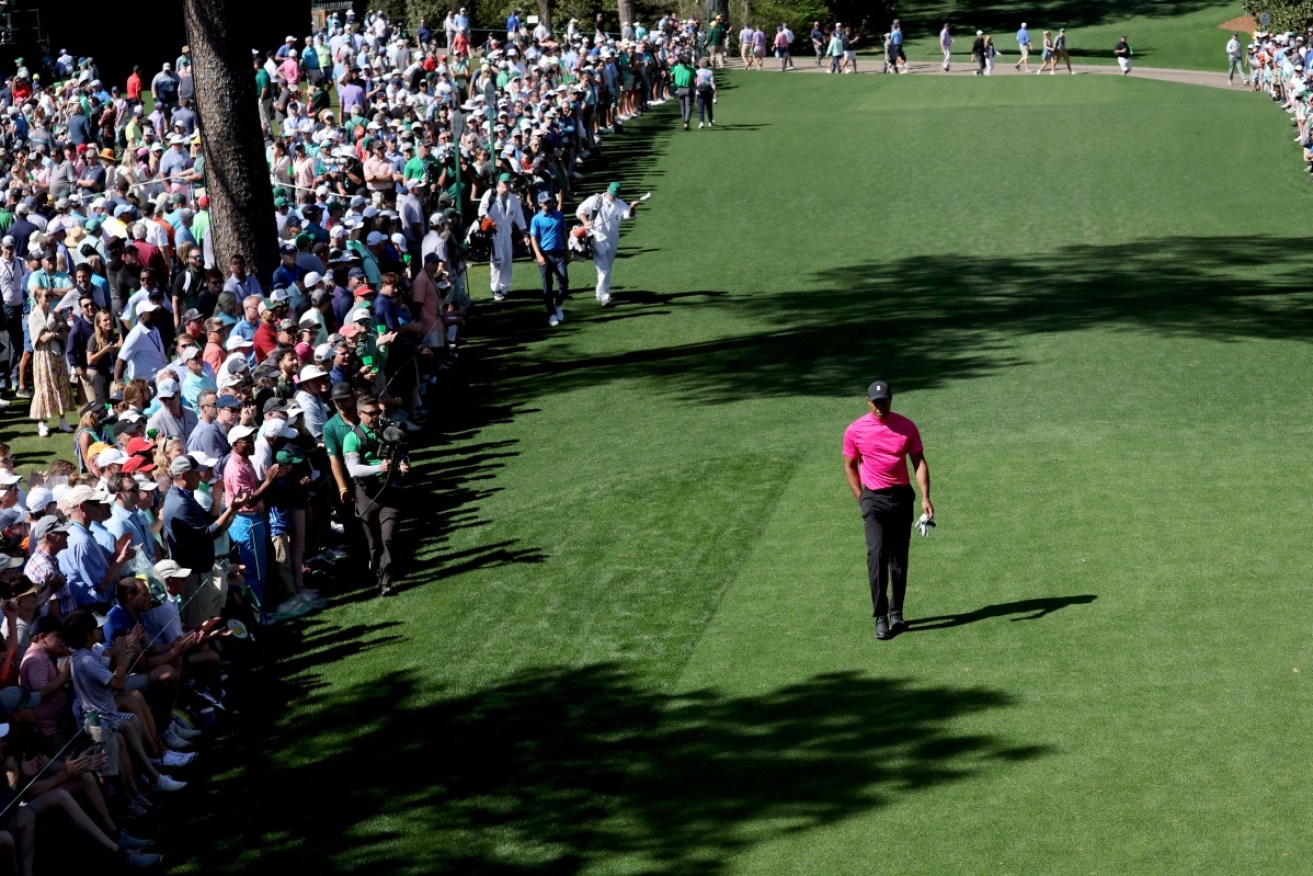 Crowds have returned to the Masters after a two-year absence – and it's Woods most want to see.
