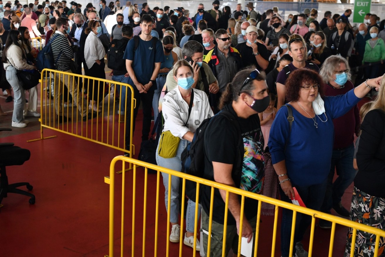 There have been days of delays at Sydney and Melbourne airports.