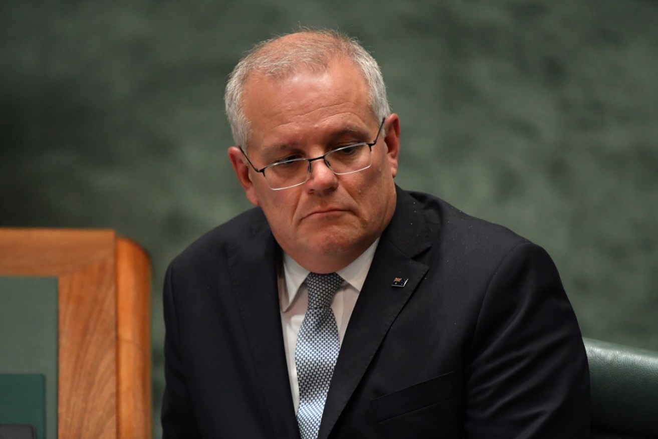 Scott Morrison has struggled to account for his decision to break a promise to create a new federal anti-corruption watchdog.