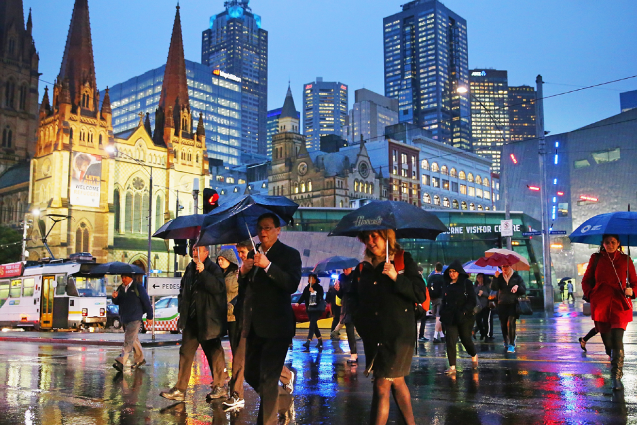 Melbourne is set for a few rainy days.
