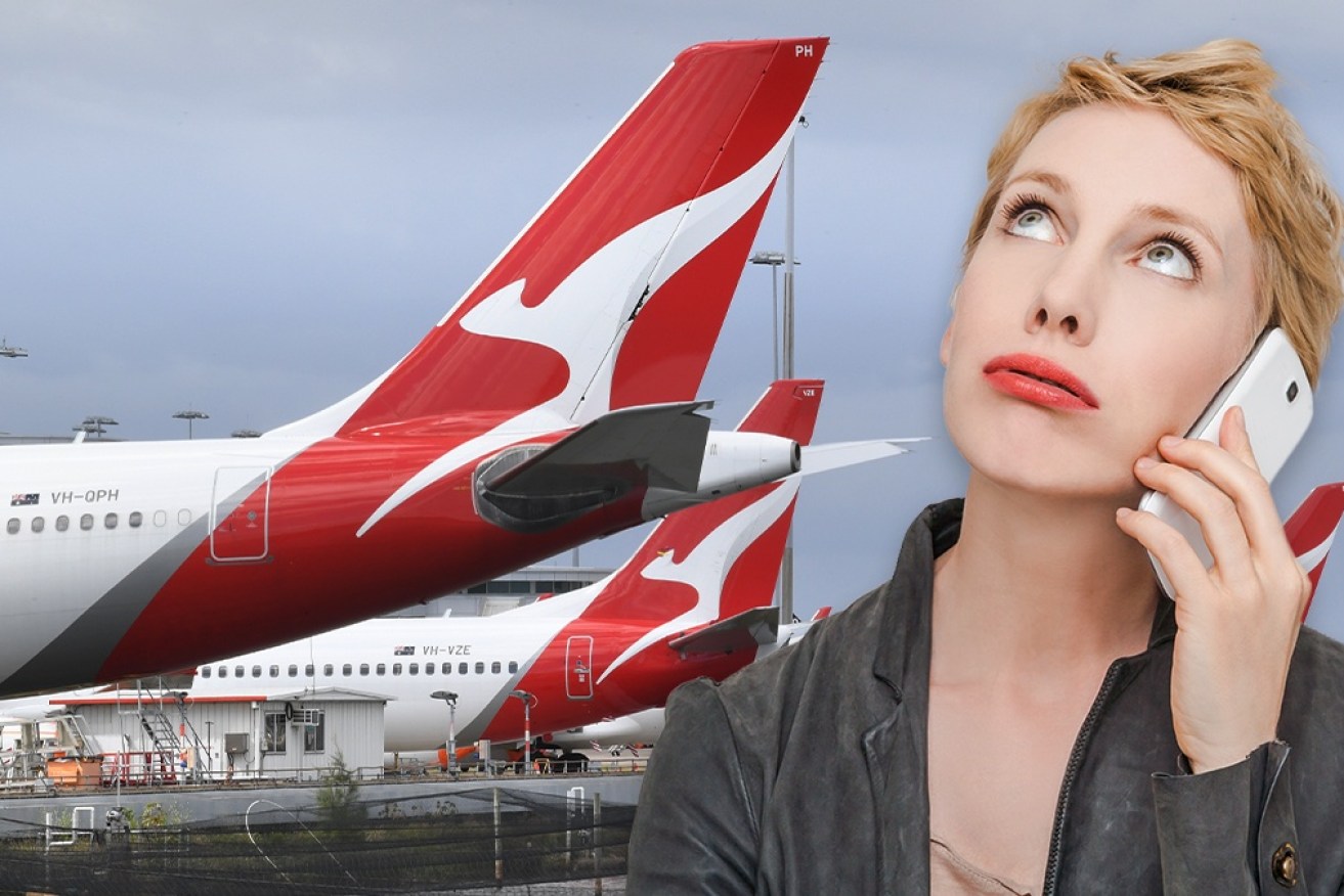 Some Qantas passengers say they've waited upwards of five hours to speak to customer service.
