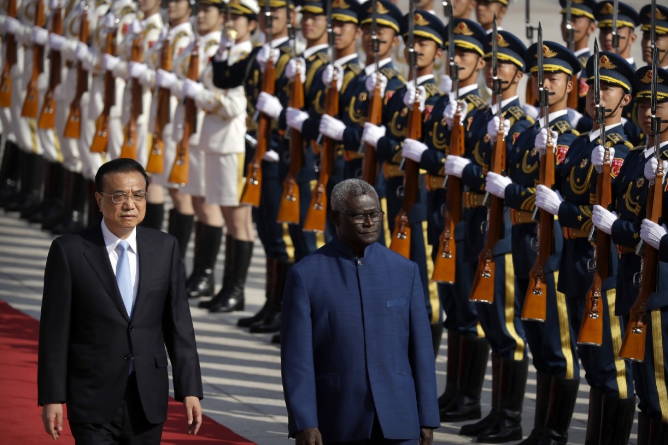 Manasseh Sogavare has played down fears around the Solomon Islands' security pact with China.