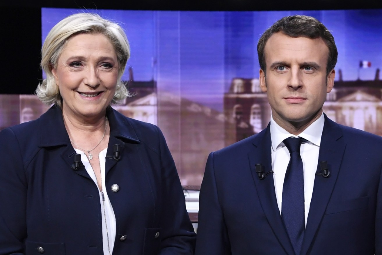 The polls give Emmanuel Macron a lead on Marine Le Pen, but undecideds make that anything but certain. 