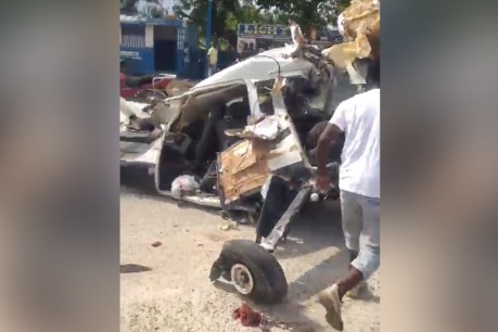 Six dead after plane crashes into Haiti street