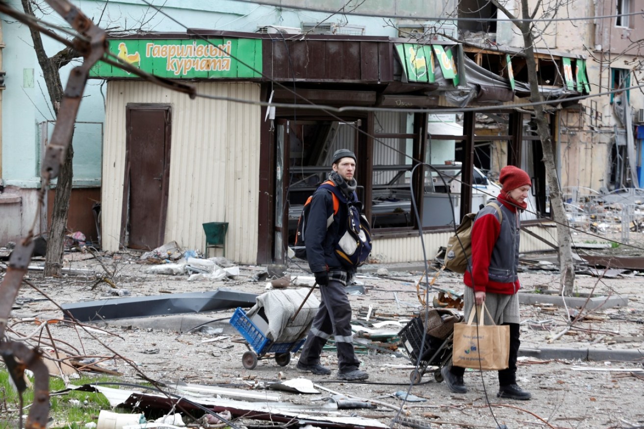 About 100,00 people are thought to be stranded in Mariupol, which is expected to fall to Russian forces within days.