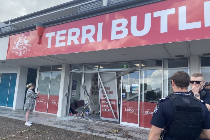 Car hits Labor MP Butler’s Brisbane office
