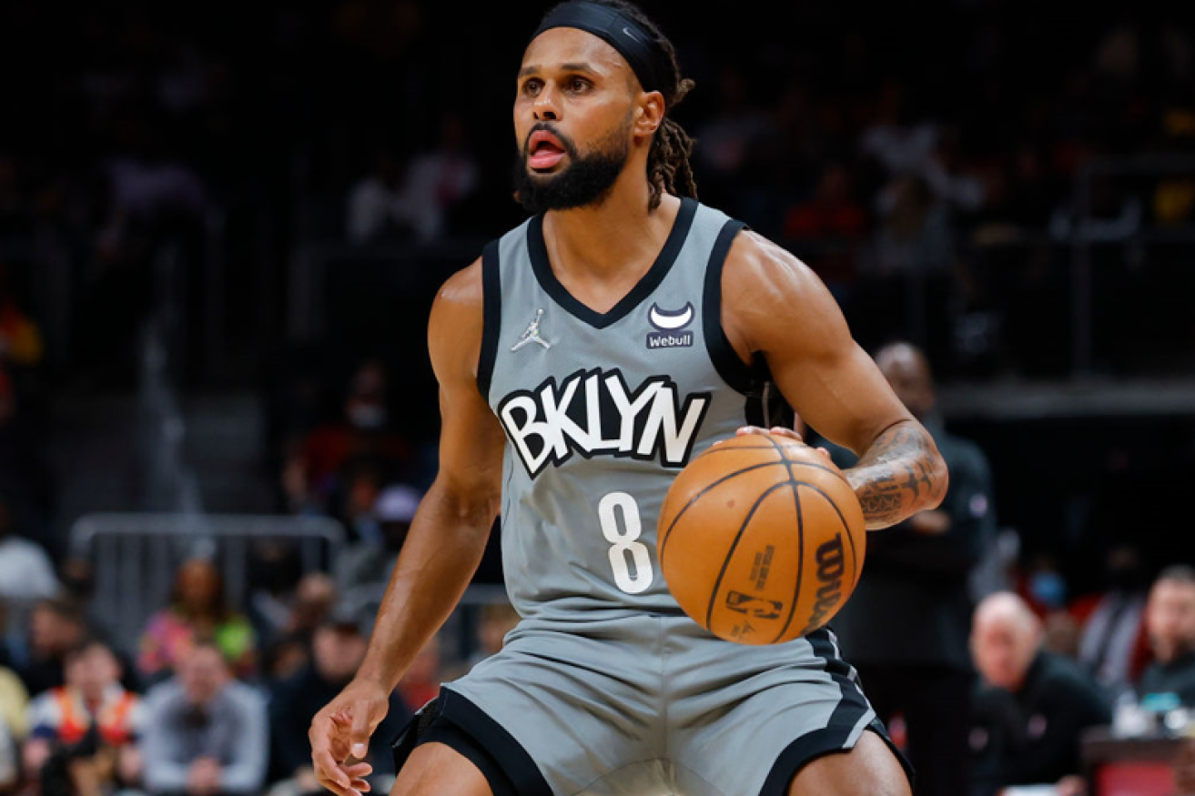 Boomers guard Patty Mills put 12 points on the board for the Nets, but that just wasn't enough to tame Boston.<i>Photo: Getty</i>