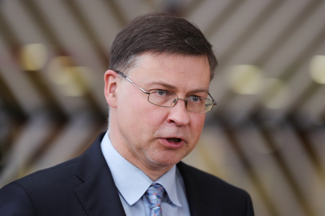 The European Commission's Valdis Dombrovskis says the bloc is considering an oil embargo. 