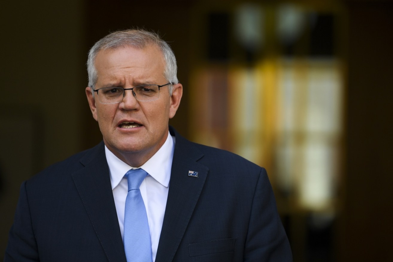 "A vote for independents is a vote for parliamentary chaos," Prime Minister Scott Morrison says.