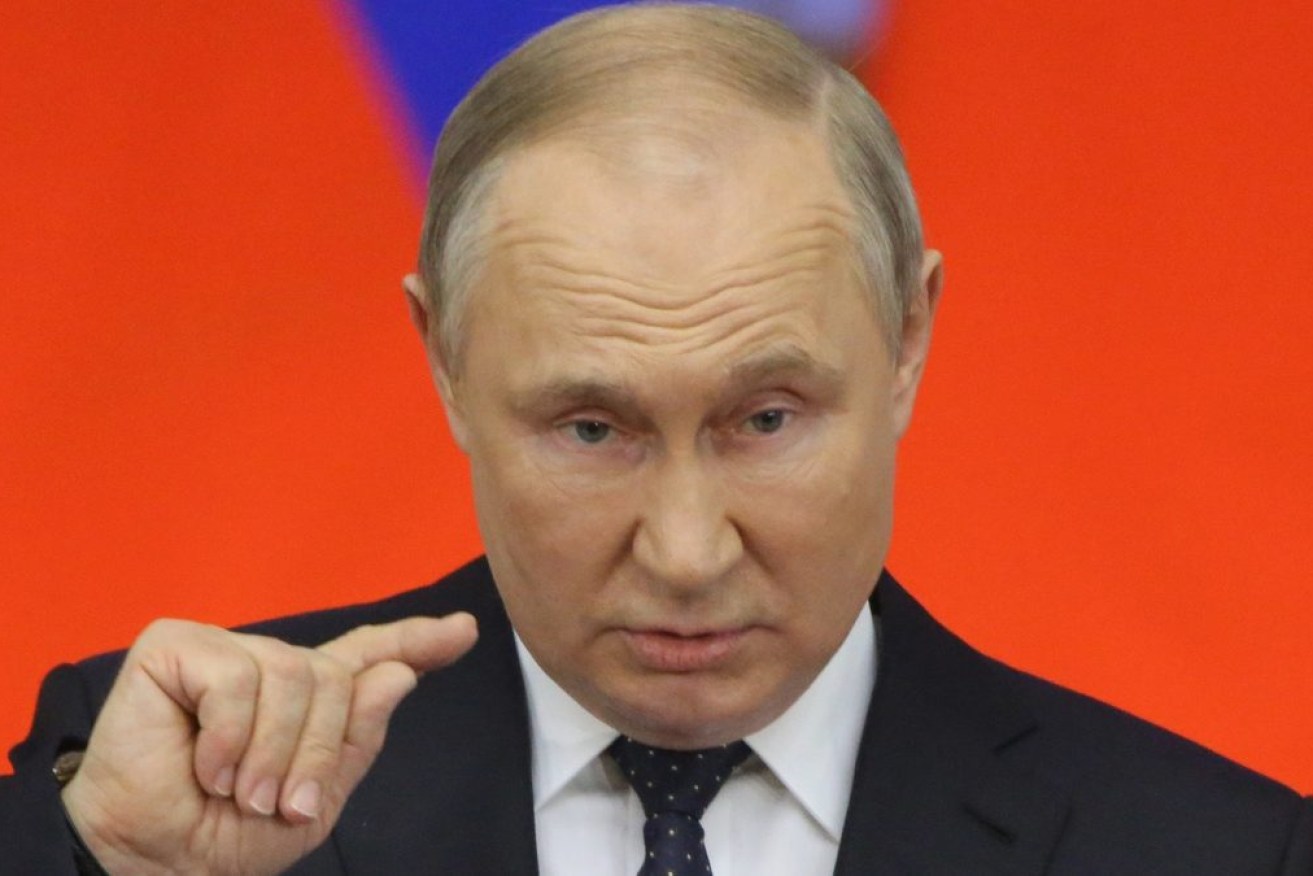 Vladimir Putin wages a war of information by sanctioning journalists over anti-Russian reports. 