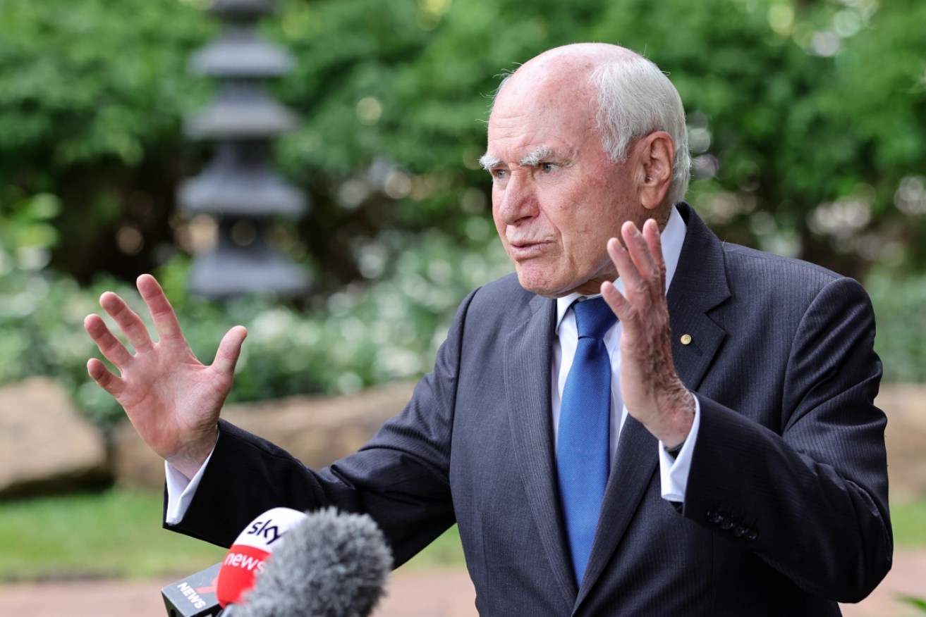 The LNP vote is being understated in election polling, former prime minister John Howard says.