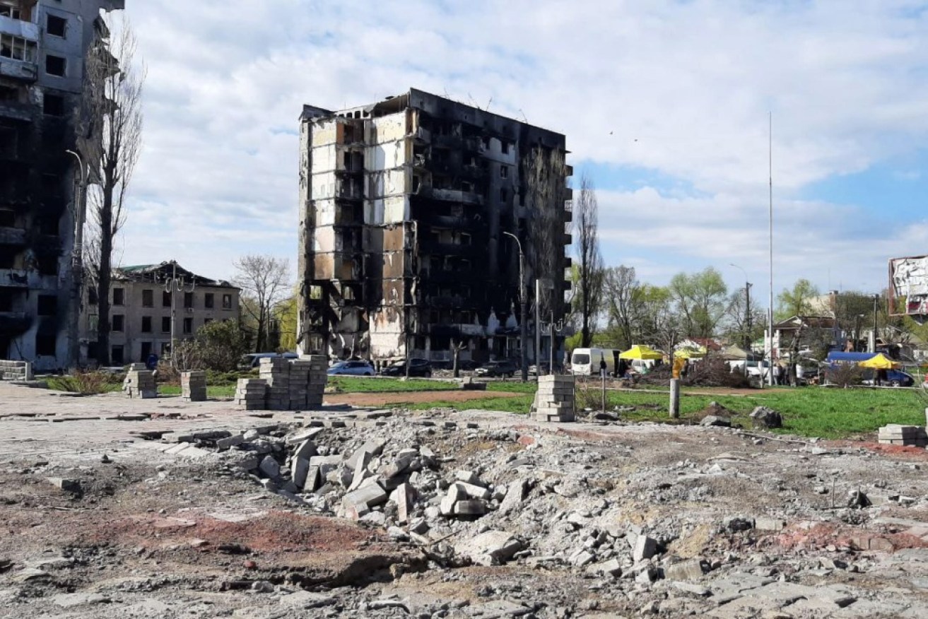 What was once Ukraine's industrial Donbas region has been reduced to a wasteland of death and rubble. <i>Photo: EPA</i>