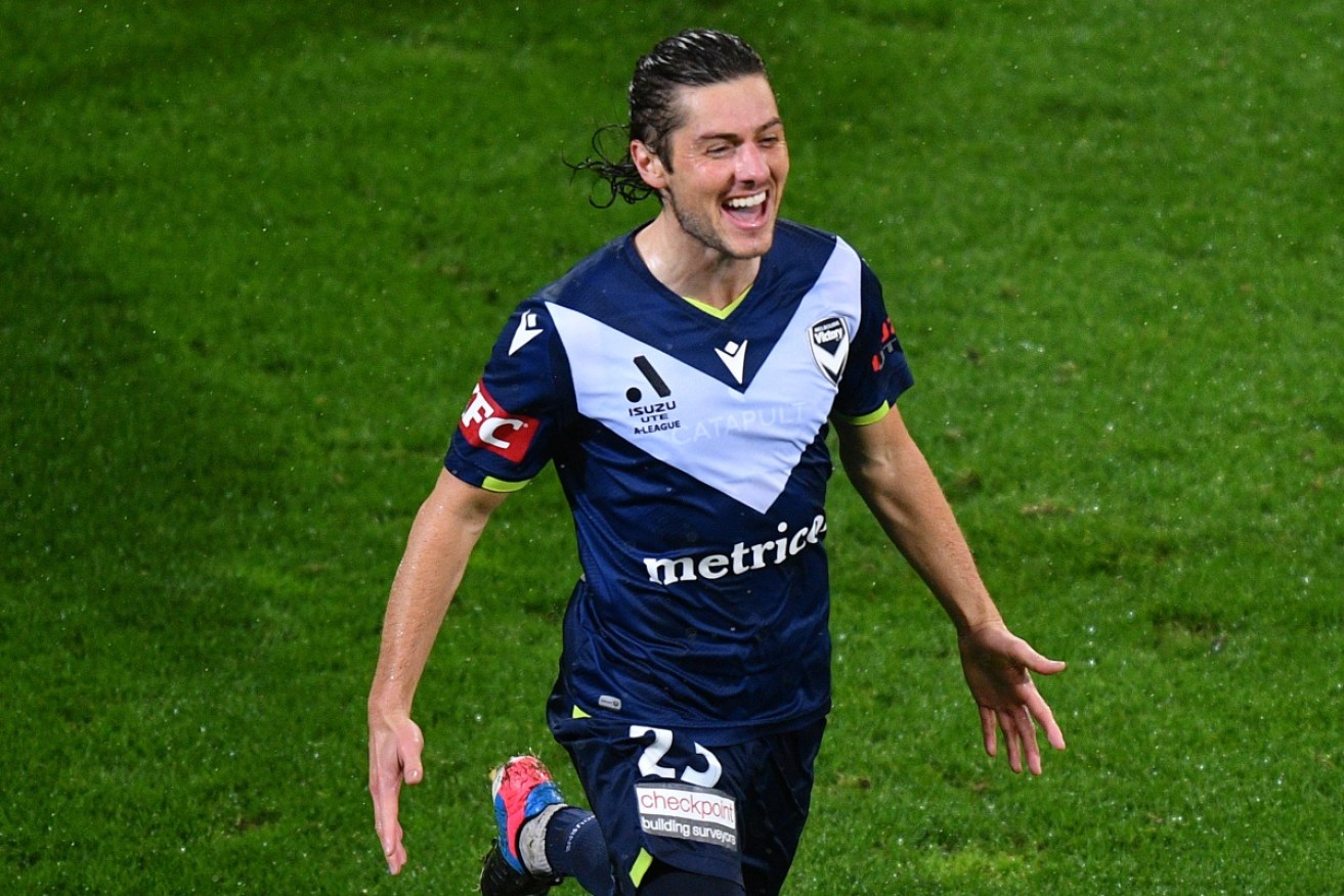 Marco Rojas scored one goal and set up another in Melbourne Victory's win at home to Wellington on Friday night.