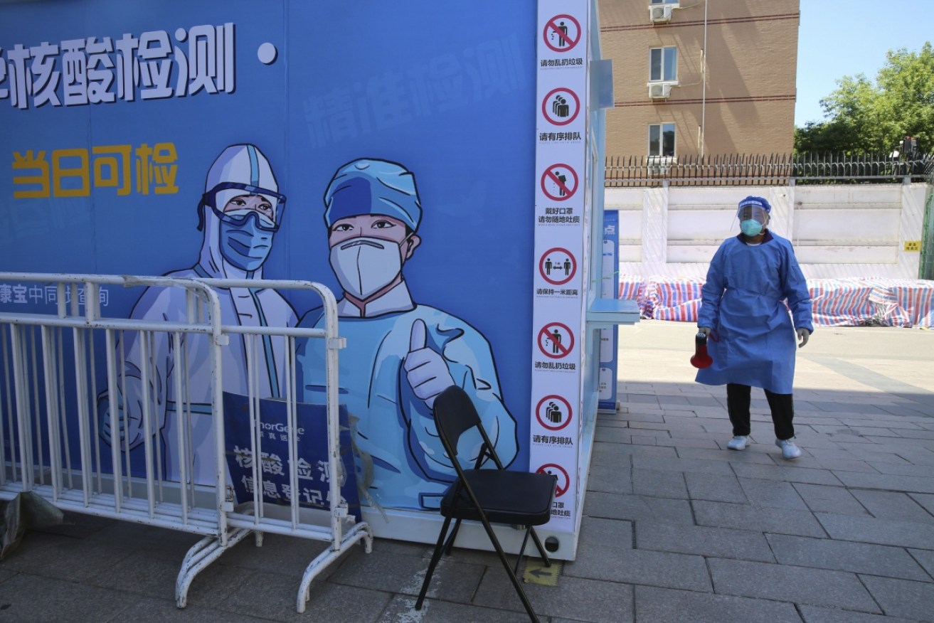 In Beijing, signs of the regime's determination to totally eliminate COVID are everywhere. <i>Photo: AP</i>