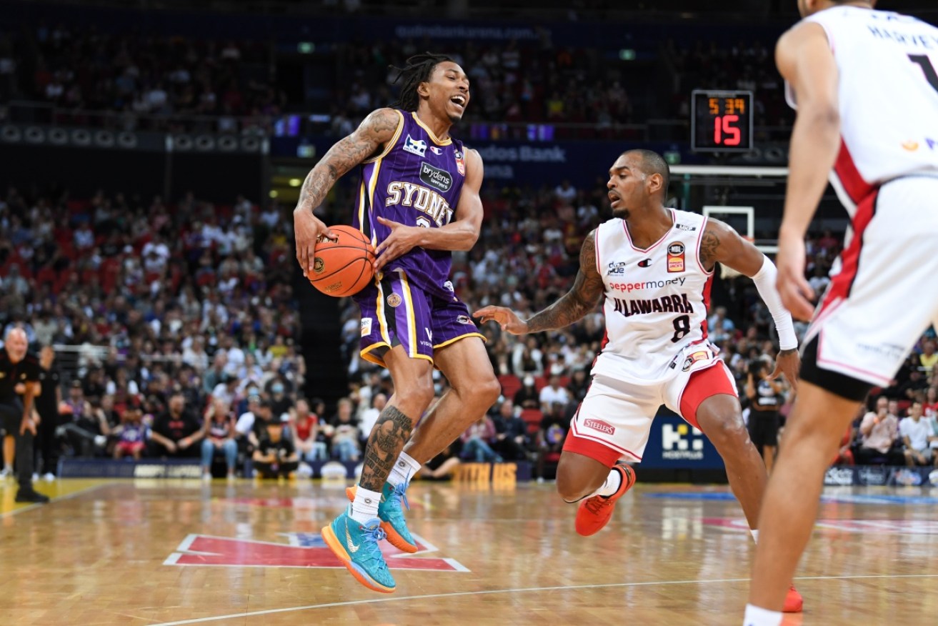 Jaylen Adams has carried the Sydney Kings to victory over the Illawarra Hawks in their NBL semi.