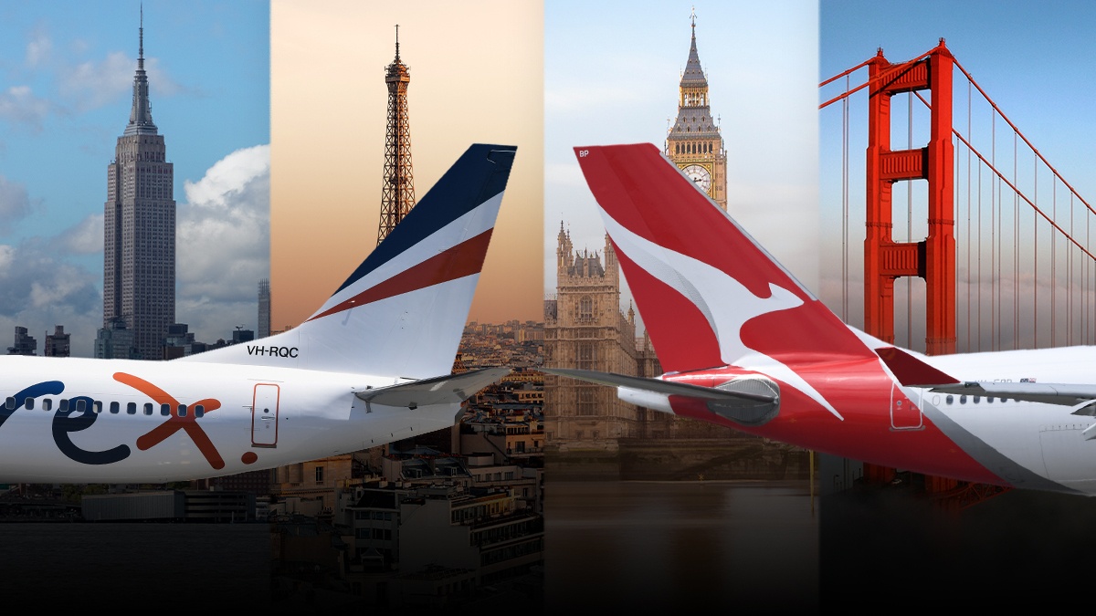 Qantas and Rex announcements mark a new era of international travel