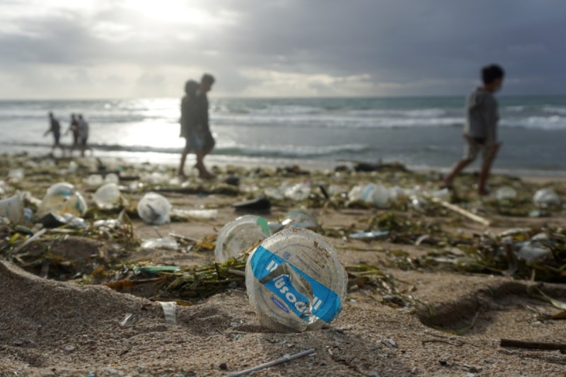 Some tourist hotspots have serious litter problems.