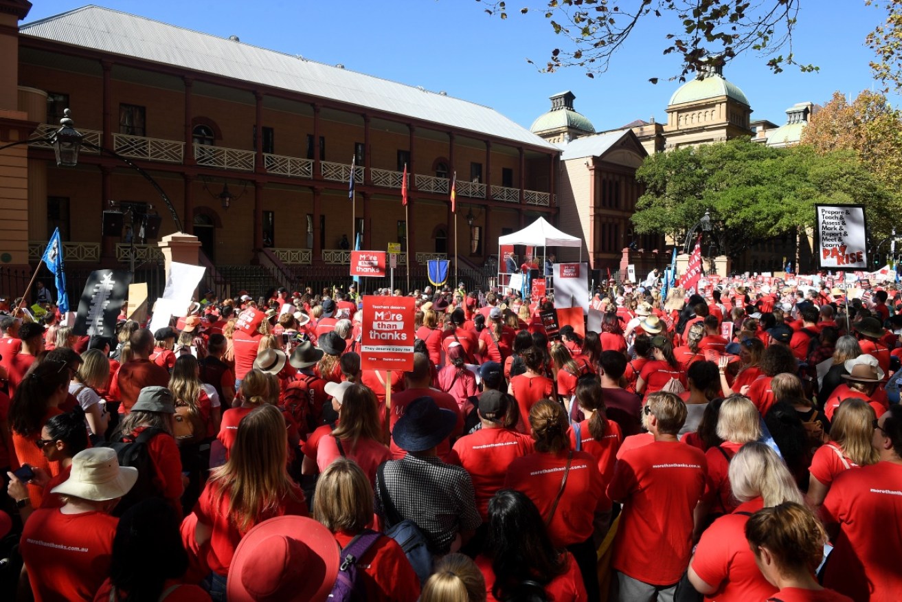NSW public sector workers are unhappy with the budget deal which they say makes them worse off.