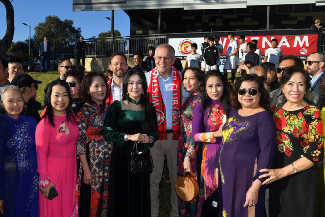 There was no shortage of smiles amongst Perth's Vietnamese residents when the PM announced s $1.6 million grant for a community centre. <i>Photo: AAP</i>