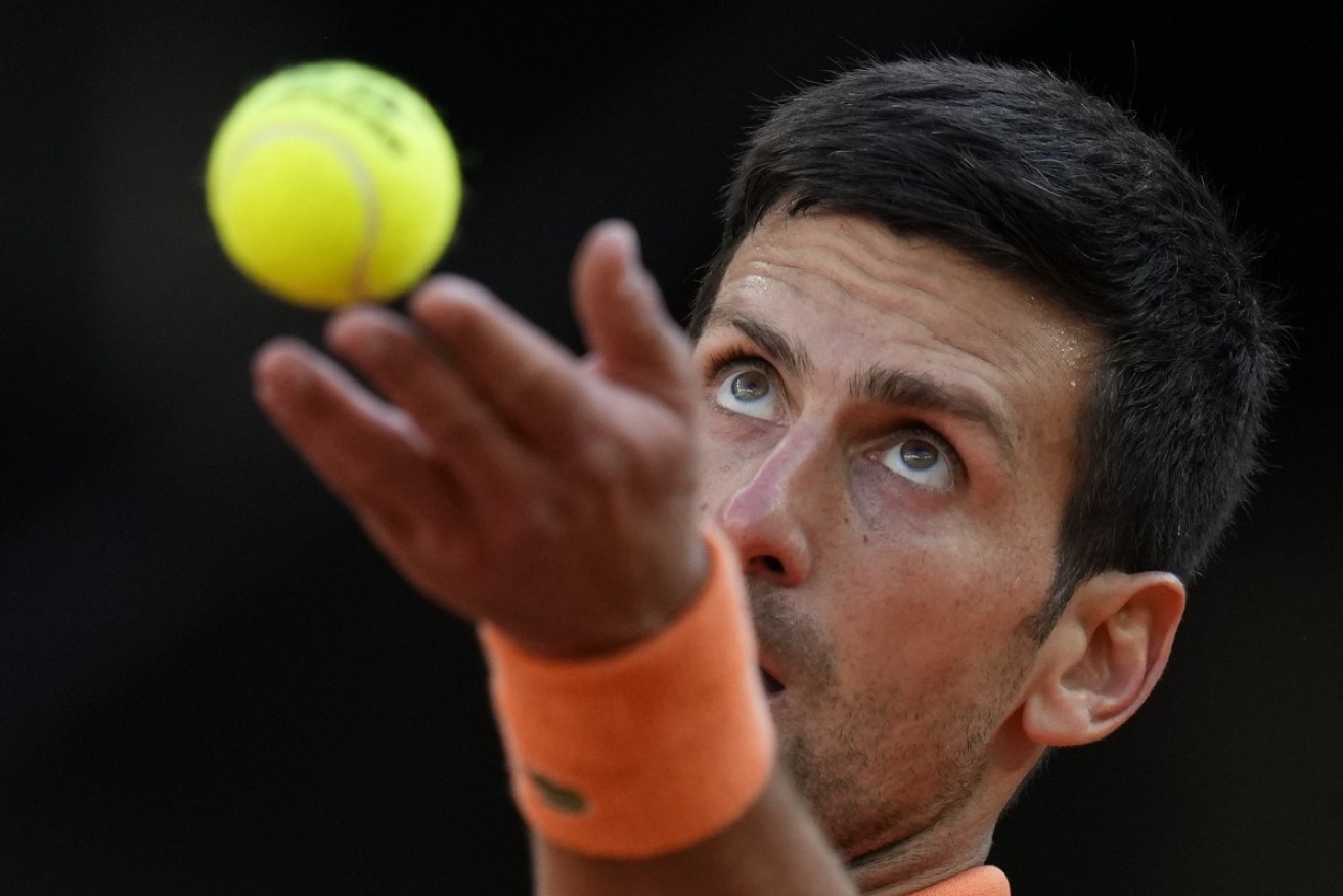Novak Djokovic feels his form is building ahead of his French Open title defence. 