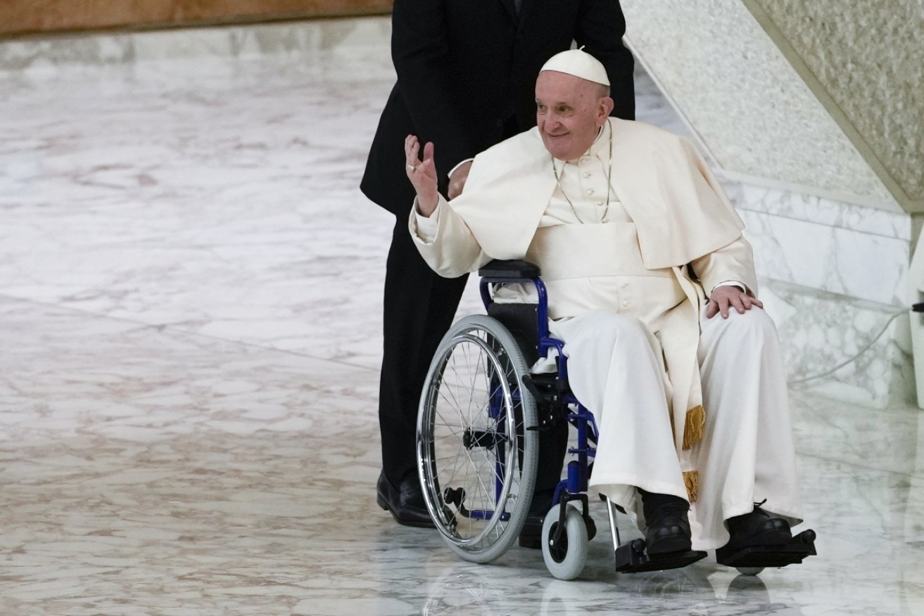 Pope Francis, now 86 and increasingly frail, hopes his health improves enough to officiate at Holy Week services <i>Photo: AP</i>
