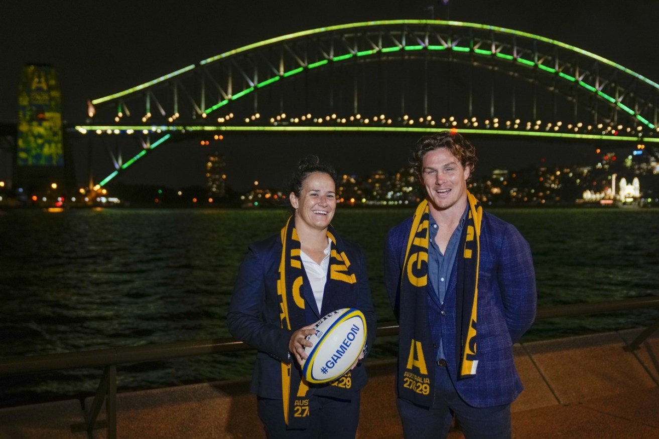 National skippers Shannon Parry and Michael Hooper expect the home Rugby World Cups to inspire kids. 