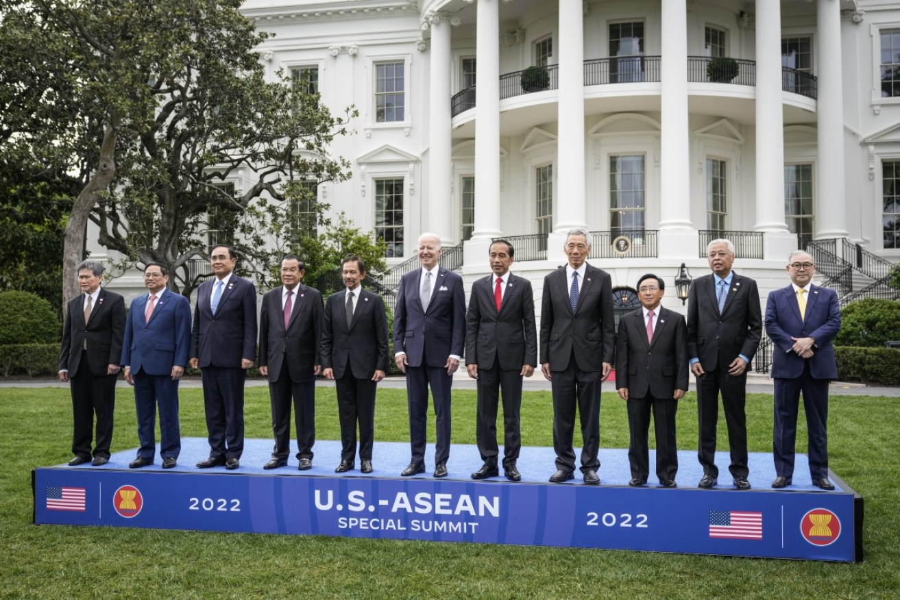 President Joe Biden met ASEAN leaders at the White House at the start of the two-day summit.