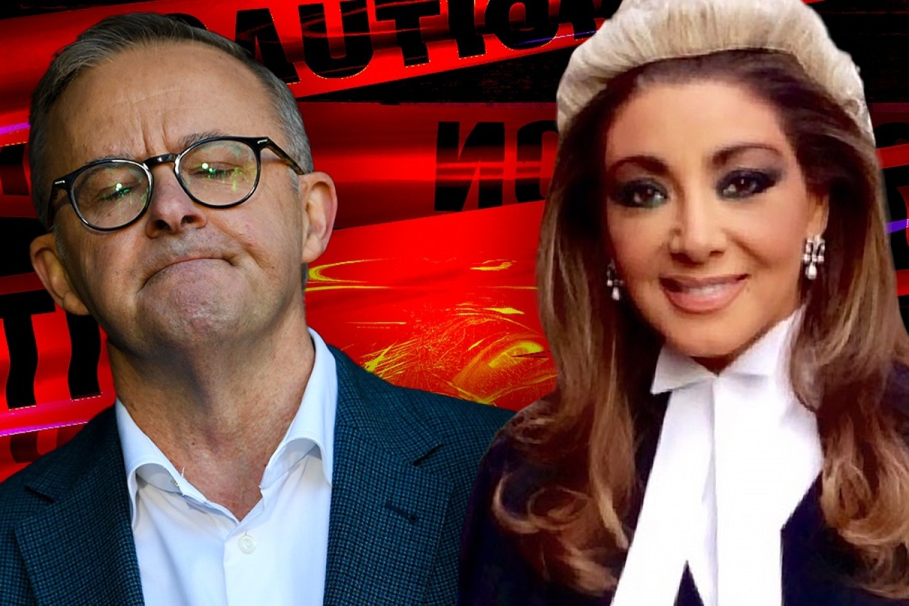 Former RHOM star (and barrister) Gina Liano reportedly wants Labor's meme that uses her video removed from the internet.