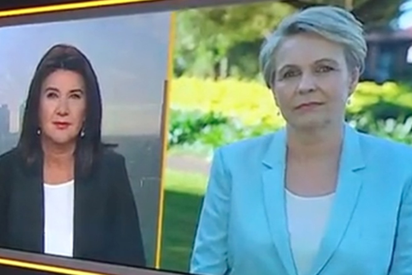 Labor's Tanya Plibersek has been involved in another TV clash, this time with the Coalition's Jane Hume.