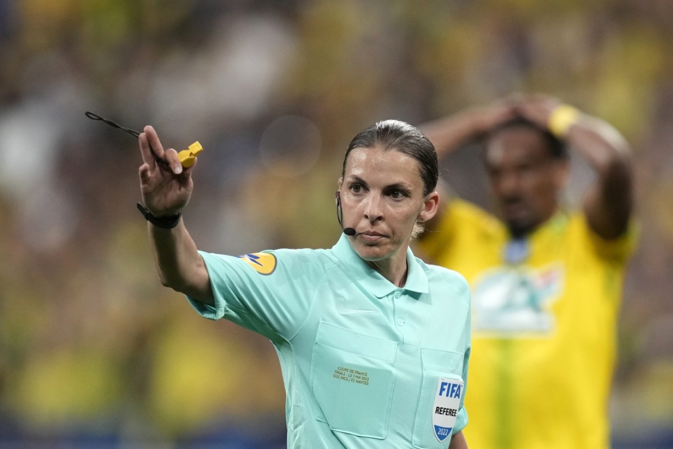 Referee Stephanie Frappart has been selected to officiate at this year's men's World Cup in Qatar.