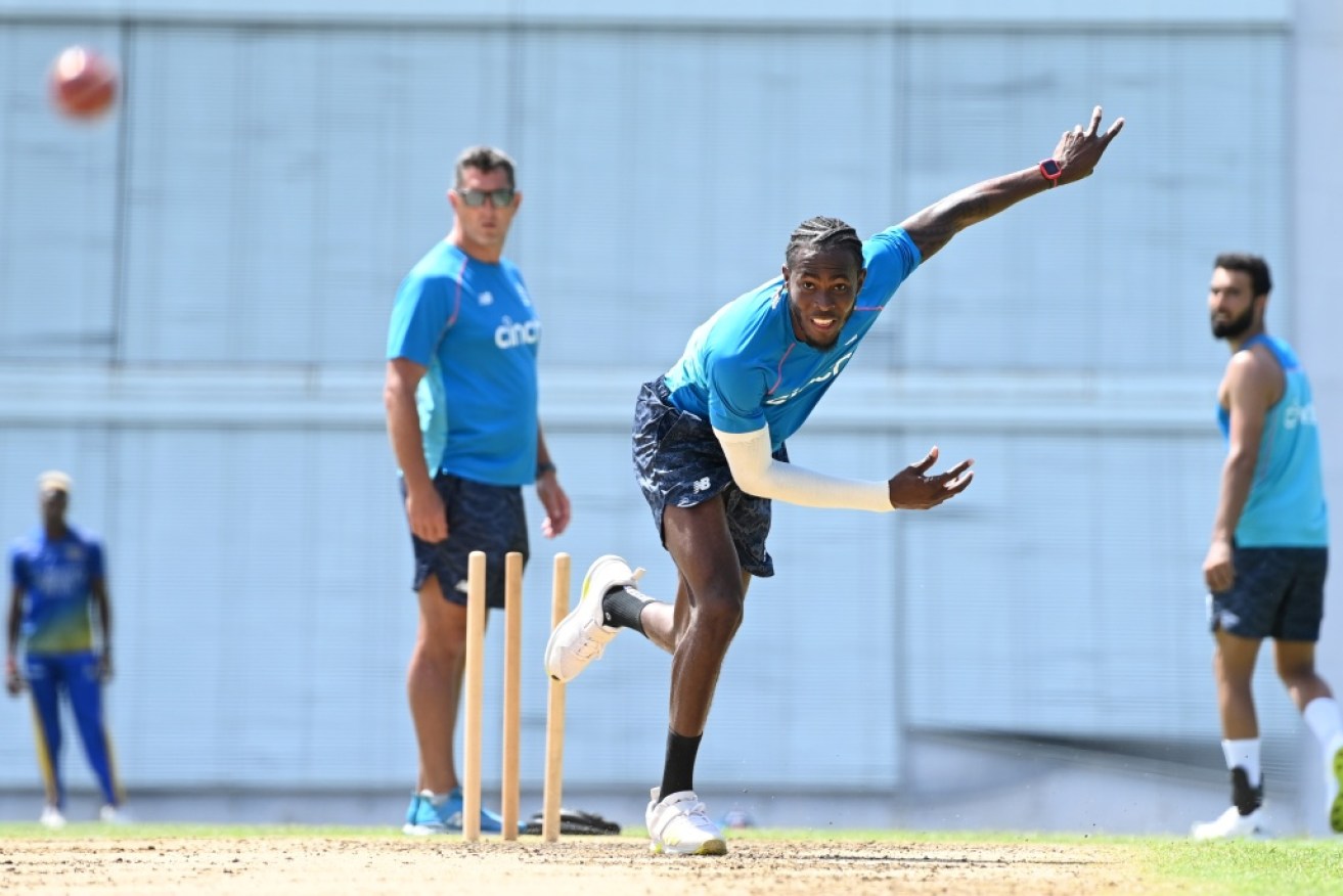 England's Jofra Archer, who hasn't played since March 2021, has suffered another injury setback.