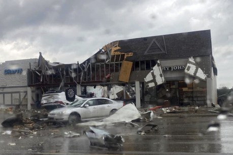 One dead as rare tornado batters northern Michigan town of Gaylord