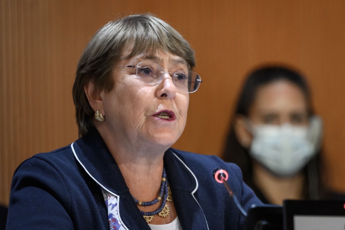 UN High Commissioner Michelle Bachelet is in China for a six day visit.