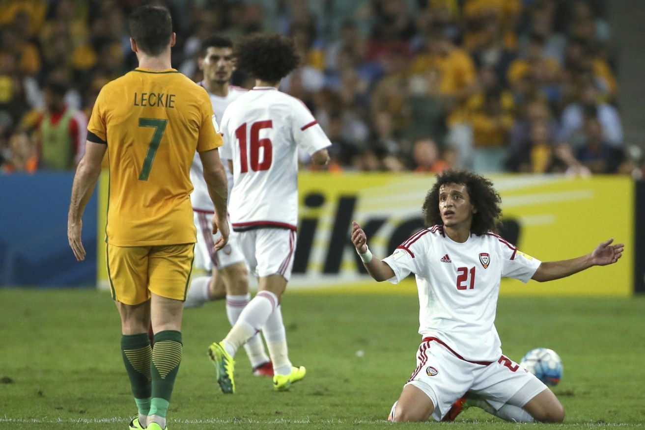 Omar Abdulrahman (21) has been recalled by the UAE for the World Cup playoff with the Socceroos. 