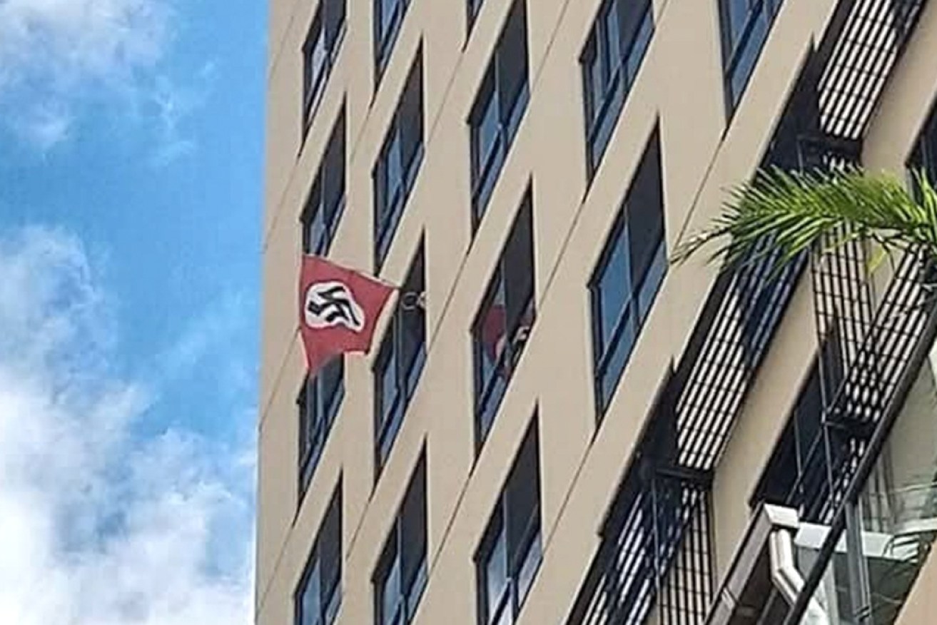 The Queensland bill comes after a Nazi flag was displayed near the Brisbane Synagogue last year.