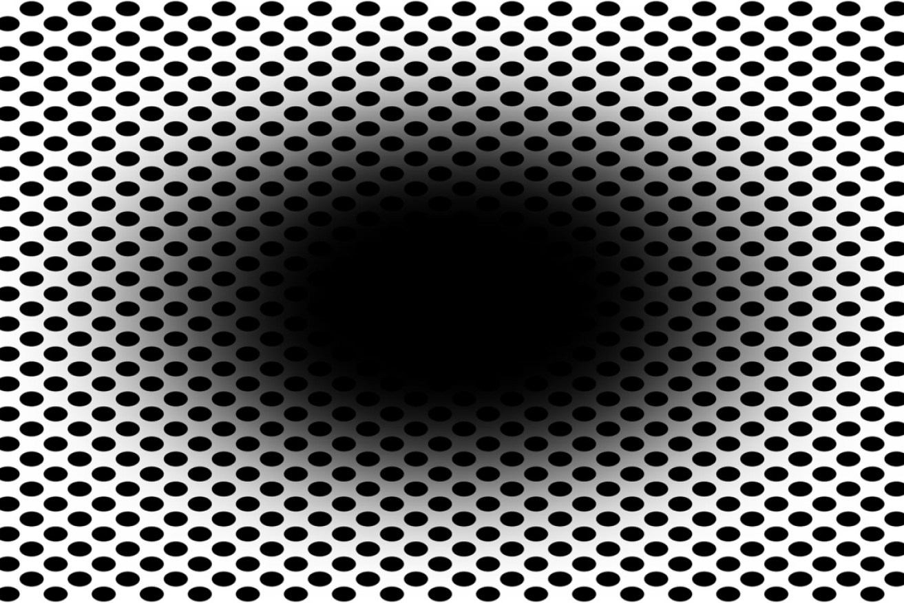 Your brain thinks you're entering a dark room.