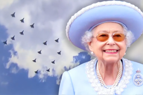Top videos: Her Majesty’s platinum air armada