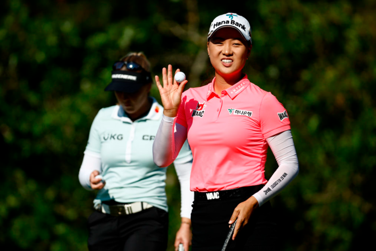 Minjee Lee, one of the game's best strikers, has brought a whole ball of whacks to the Open, leaving the field in her dust. <i>Photo: Getty</i>