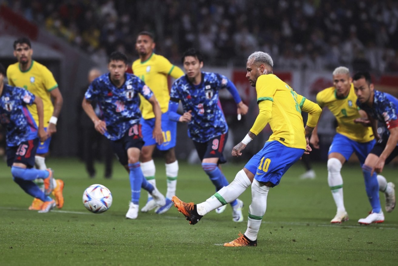 Brazil has defeated Japan 1-0 in a friendly after a penalty by Neymar in the 77th minute in Tokyo. 