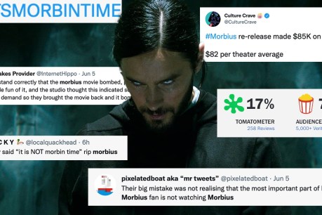 Sony re-released <I>Morbius</I> in cinemas thanks to viral memes. The movie bombed hard