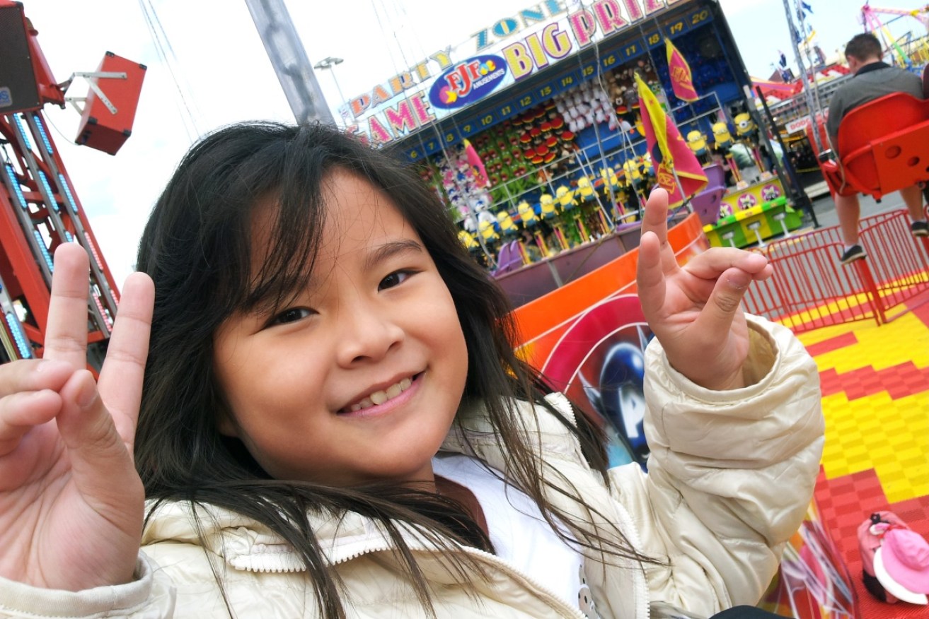 Adelene Leong had been visiting the Royal Adelaide Show while on holiday from Malaysia.