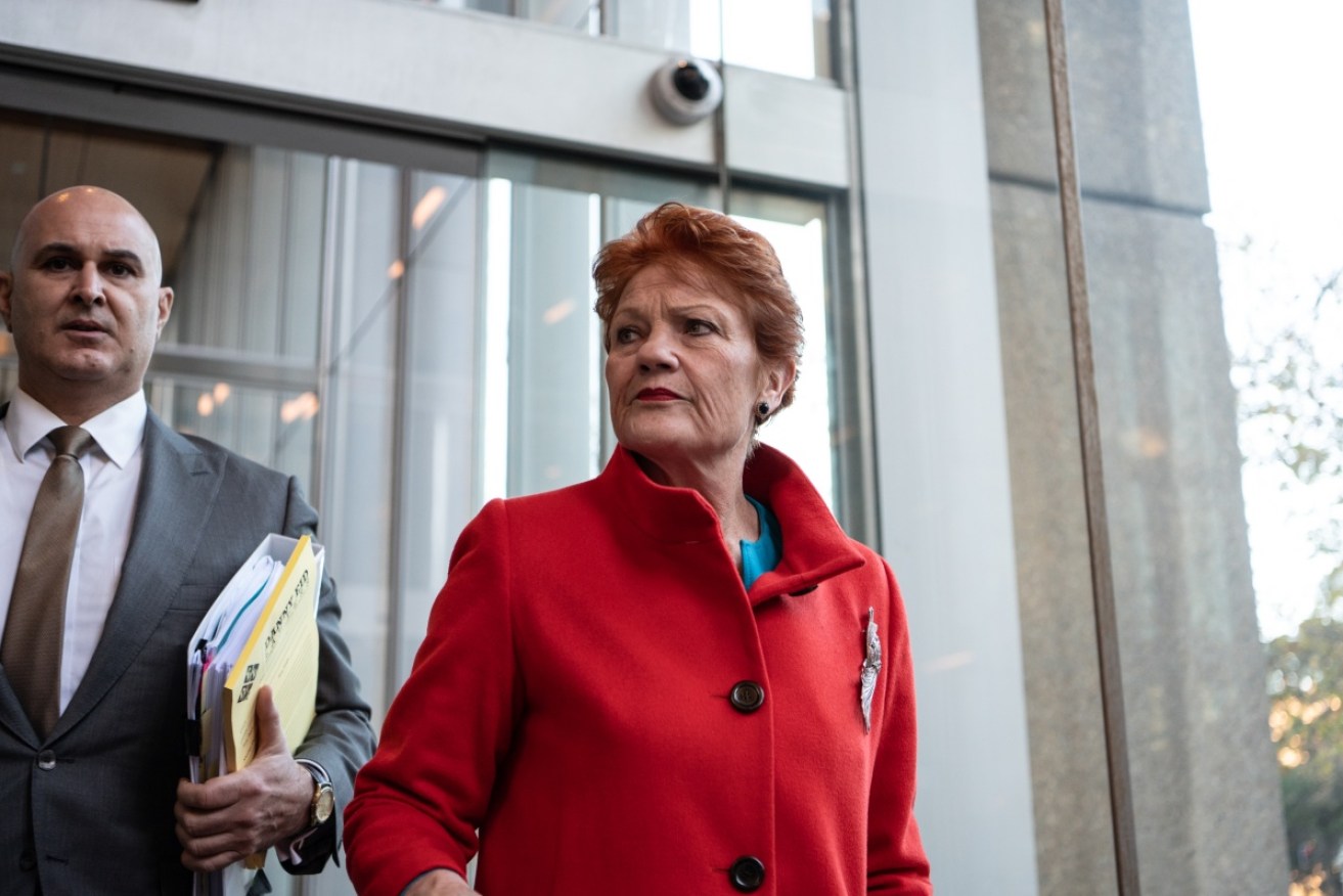 Former senator Brian Burston is suing Pauline Hanson for defamation.
