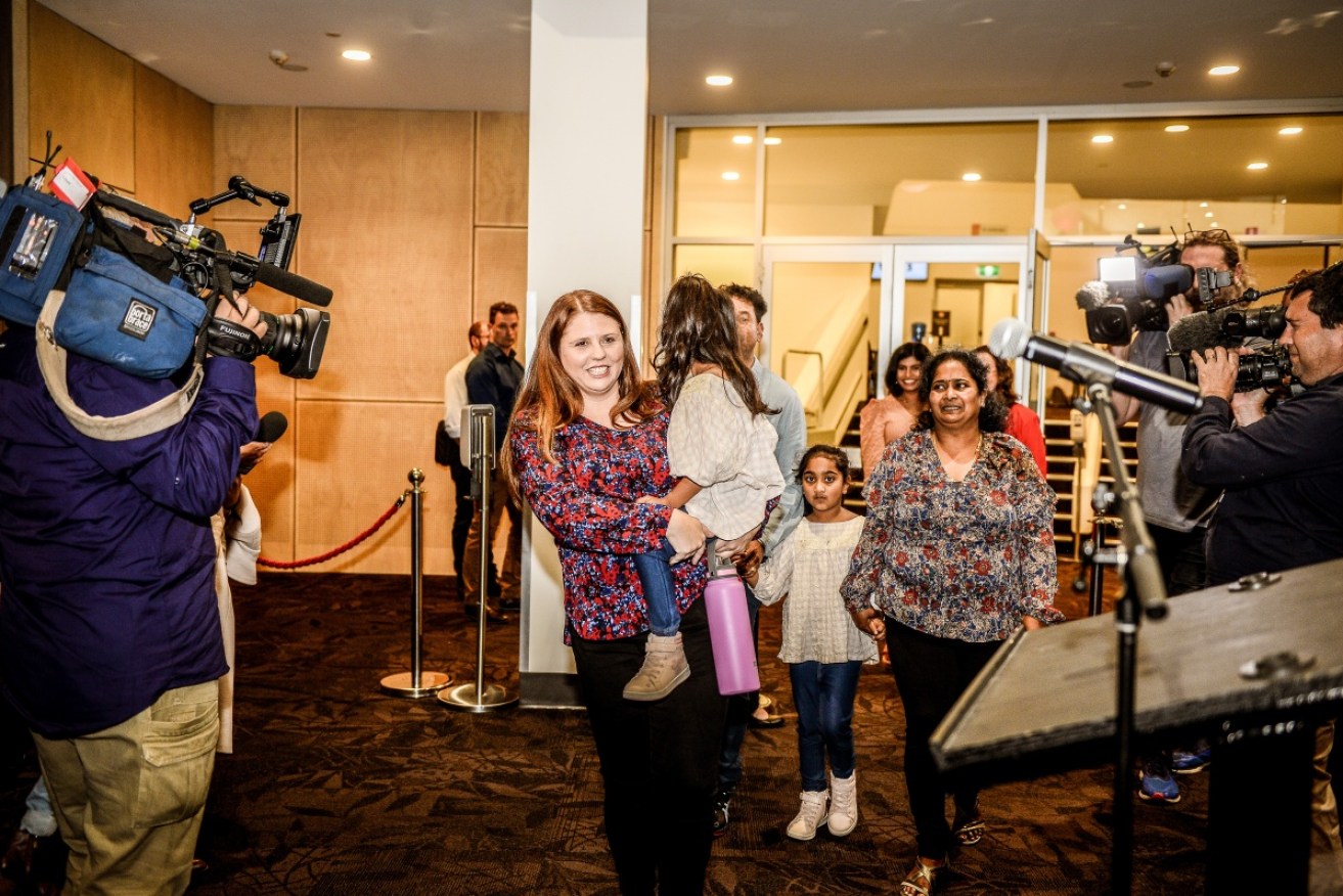 The Nadesalingam family met PM Anthony Albanese as his cabinet gathered in regional Queensland.