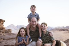 William releases picture of children for Father’s Day