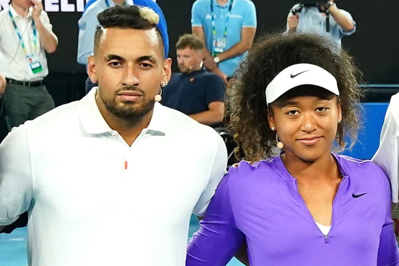 Nick Kyrgios has signed for a sports agency co-founded by fellow tennis ace Naomi Osaka.
