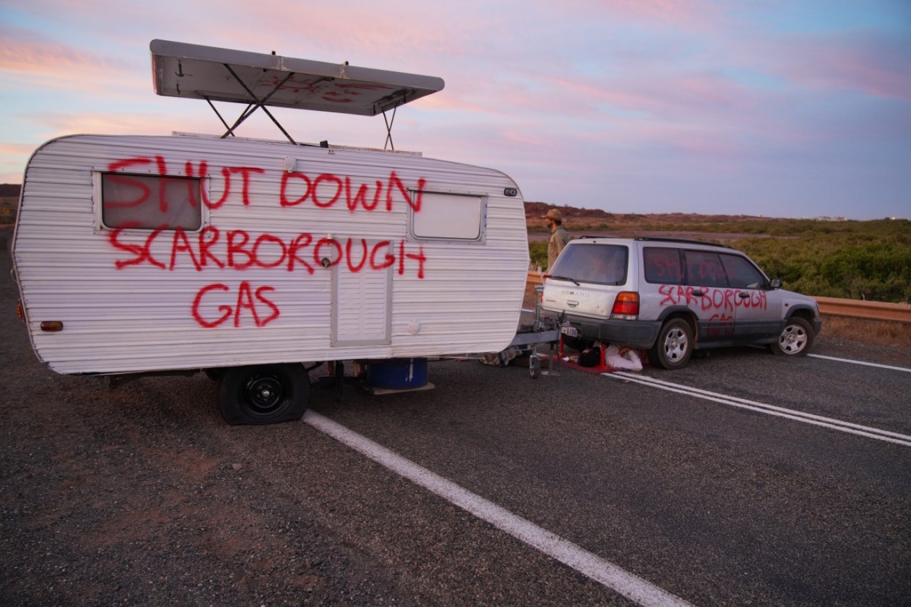 A court has been urged to halt progress on the Scarborough gas project off WA.
