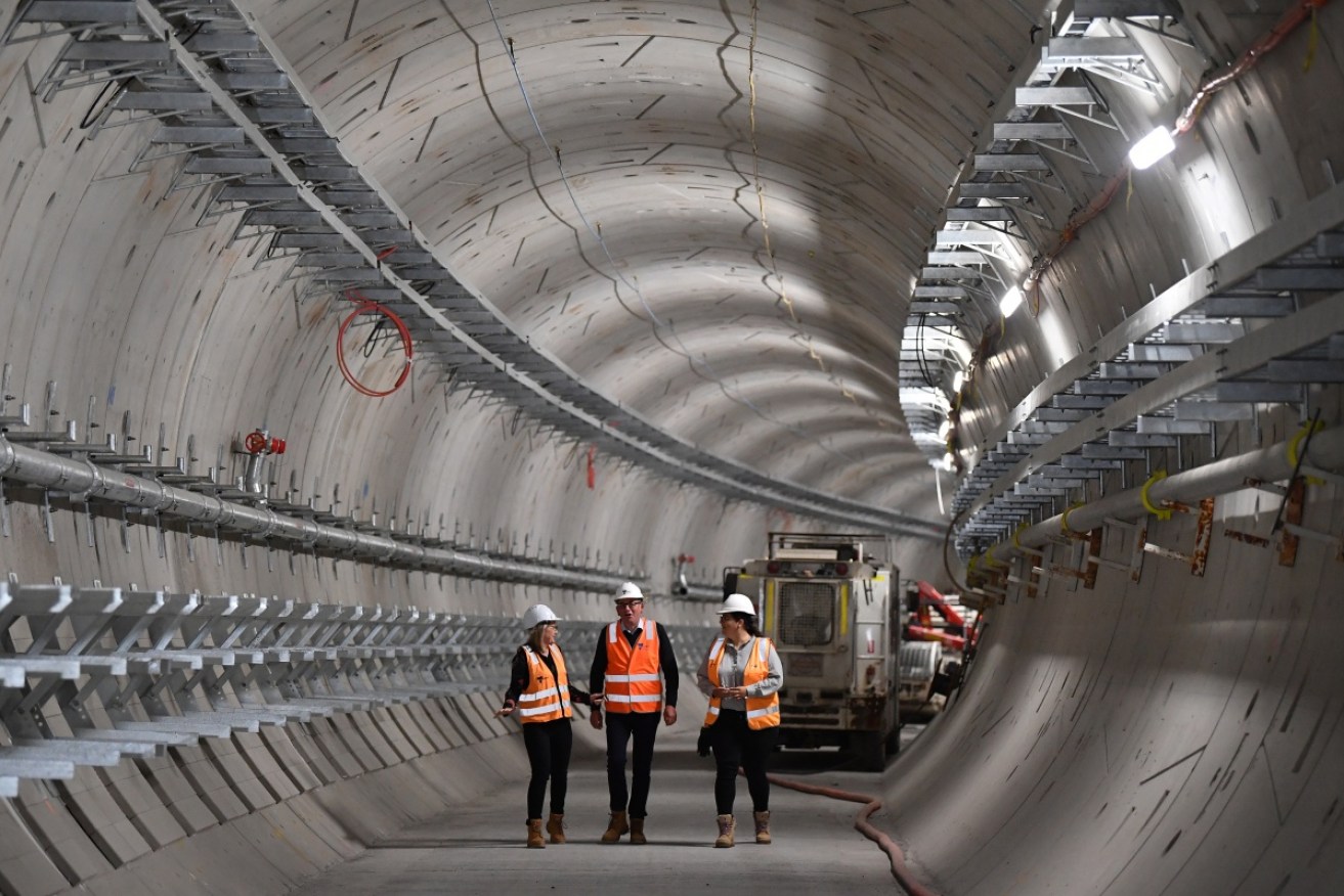 The Metro Tunnel project has a forecast overspend of more than $360 million.