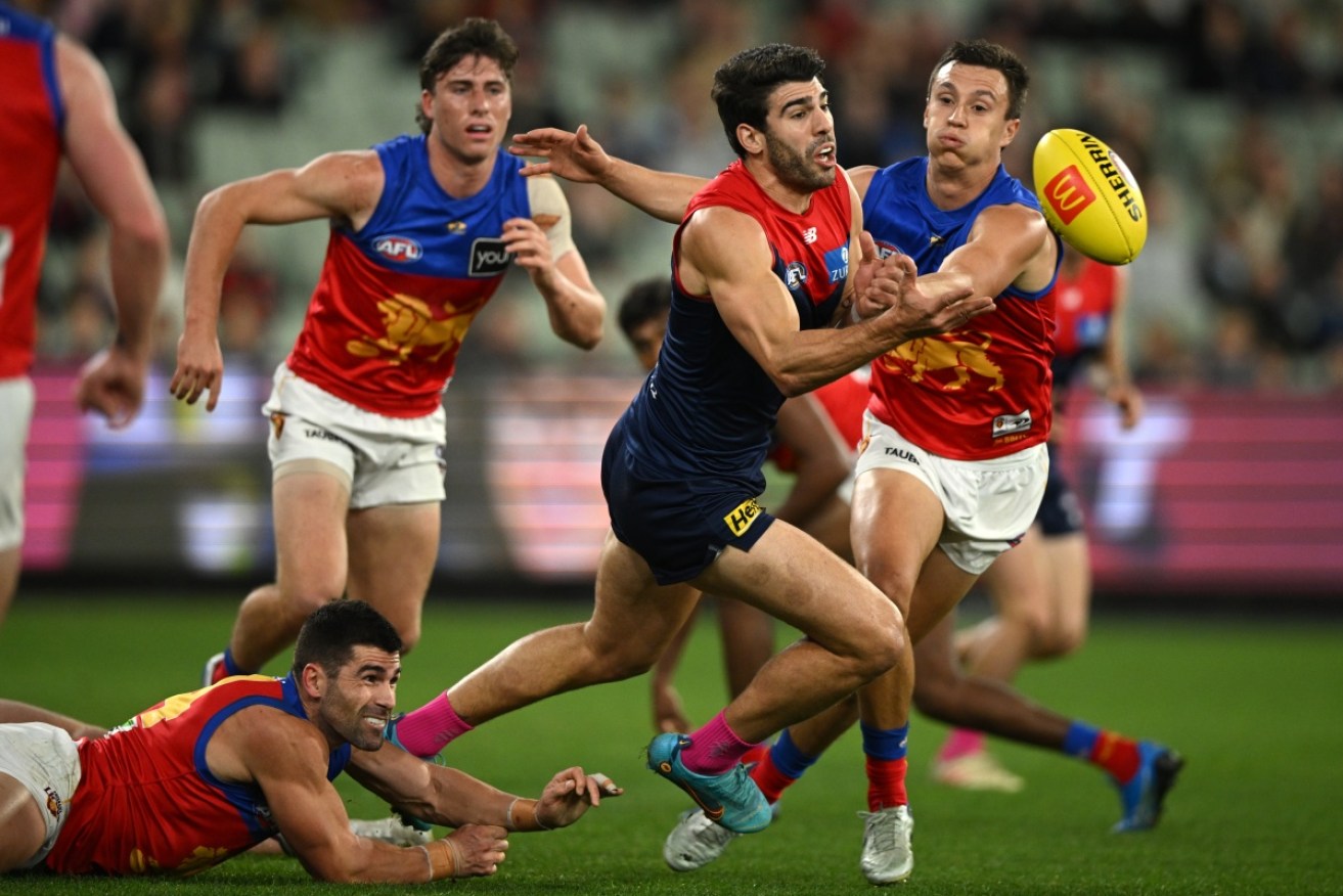 Melbourne was much too good for Brisbane, winning by 64 points in their top of the ladder clash.